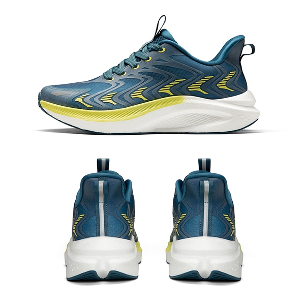 [FlyLife] Men's Lightweight Running Sneakers - BLUE/GREEN - 2